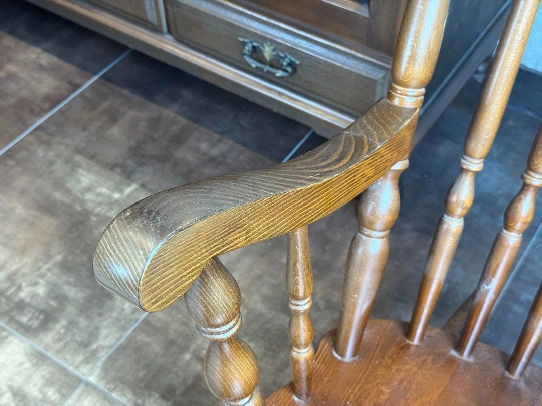 希少　太平WINDS アンティーク　ロッキングチェア　ヴィンテージ　木彫　nZ