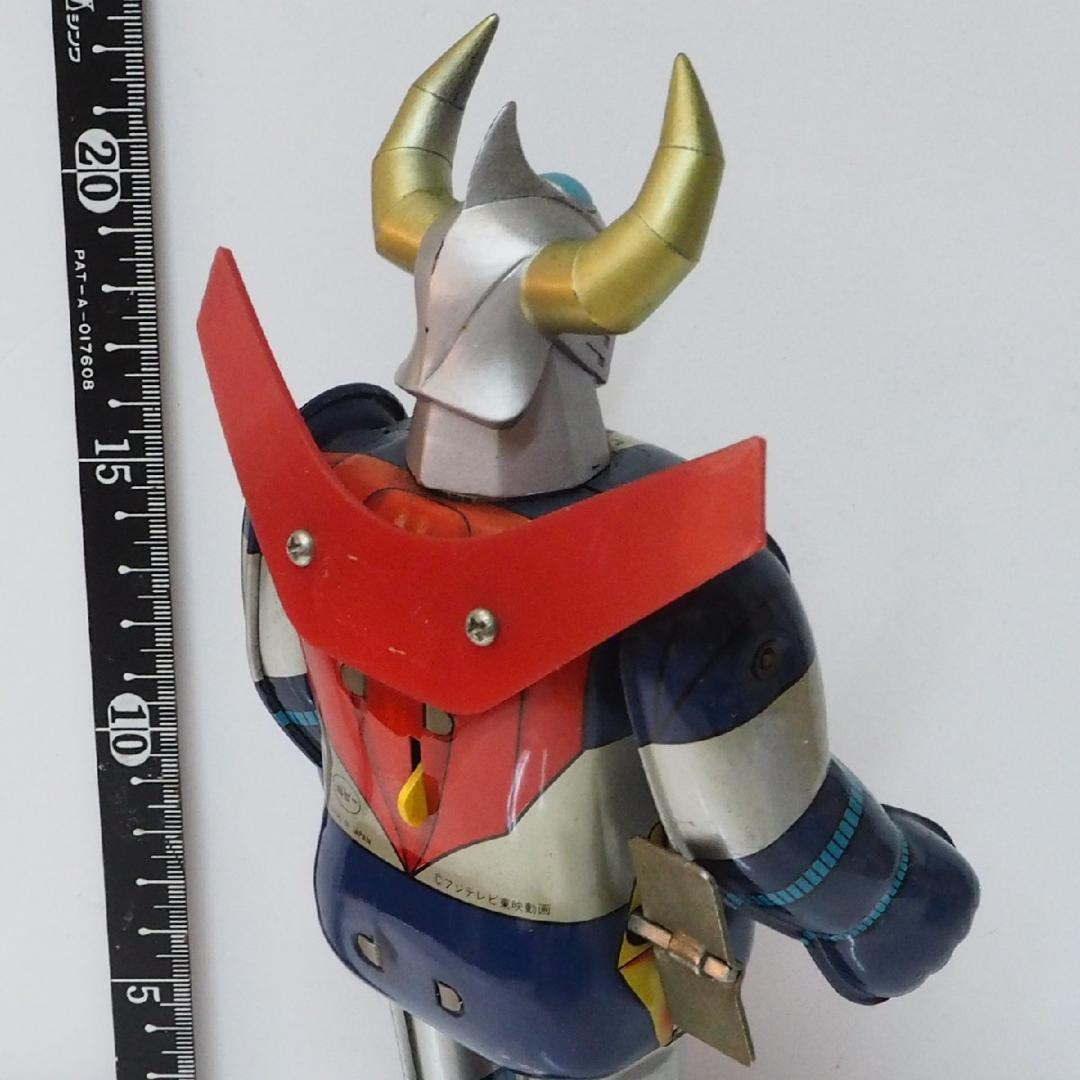 ポピー【ガイキング 動作確認済】ブリキ ゼンマイ歩行ロボットTIN TOY 中古