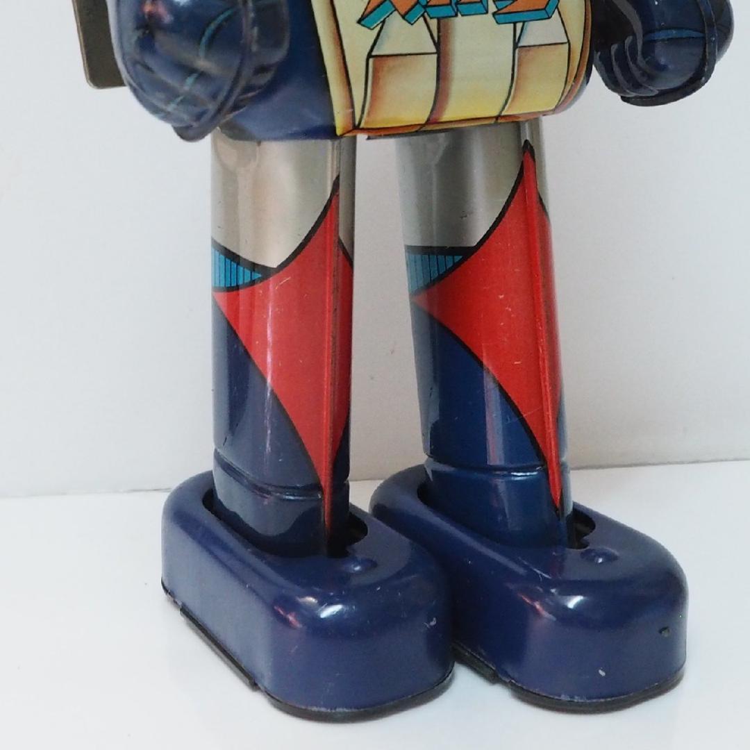 ポピー【ガイキング 動作確認済】ブリキ ゼンマイ歩行ロボットTIN TOY 中古