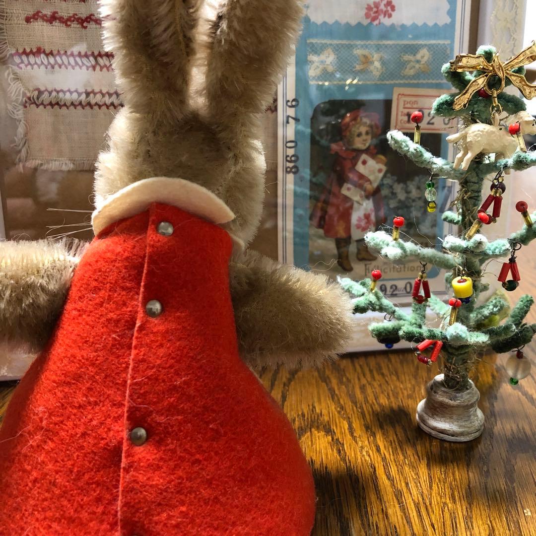 ※vintage steiff※ シュタイフ　ナイトキャップラビット