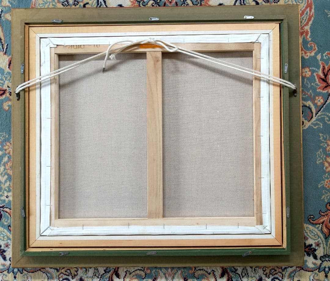 「秋の兼六園」F10 油絵 絵画 風景画 油彩画 額縁 原画