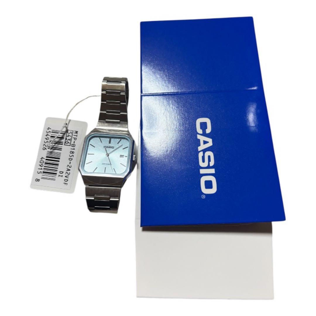 MTP-B185D チプカシ アナログ 防水　日本未発売　時計　アイスブルー