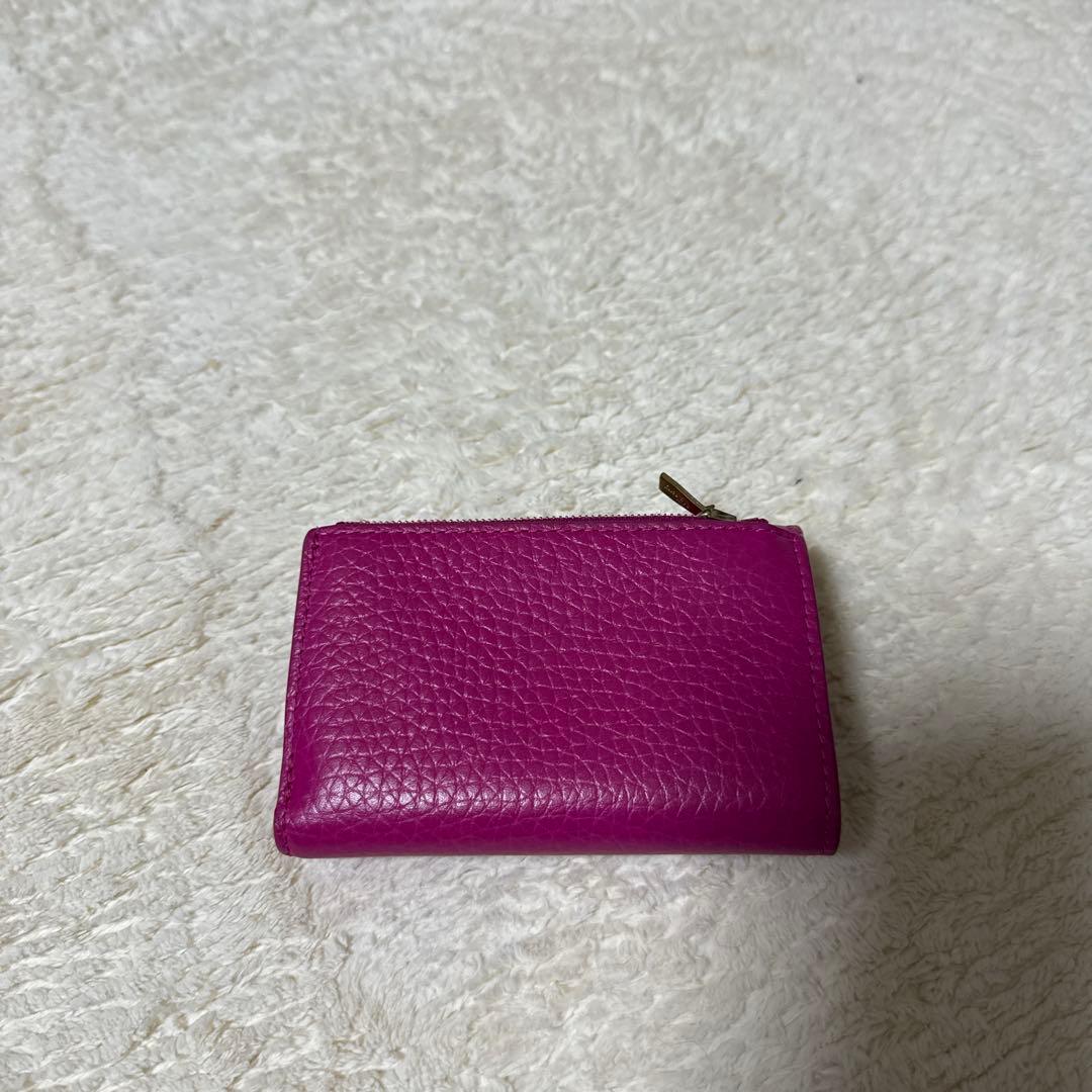 Mulberry パープル 三つ折り財布