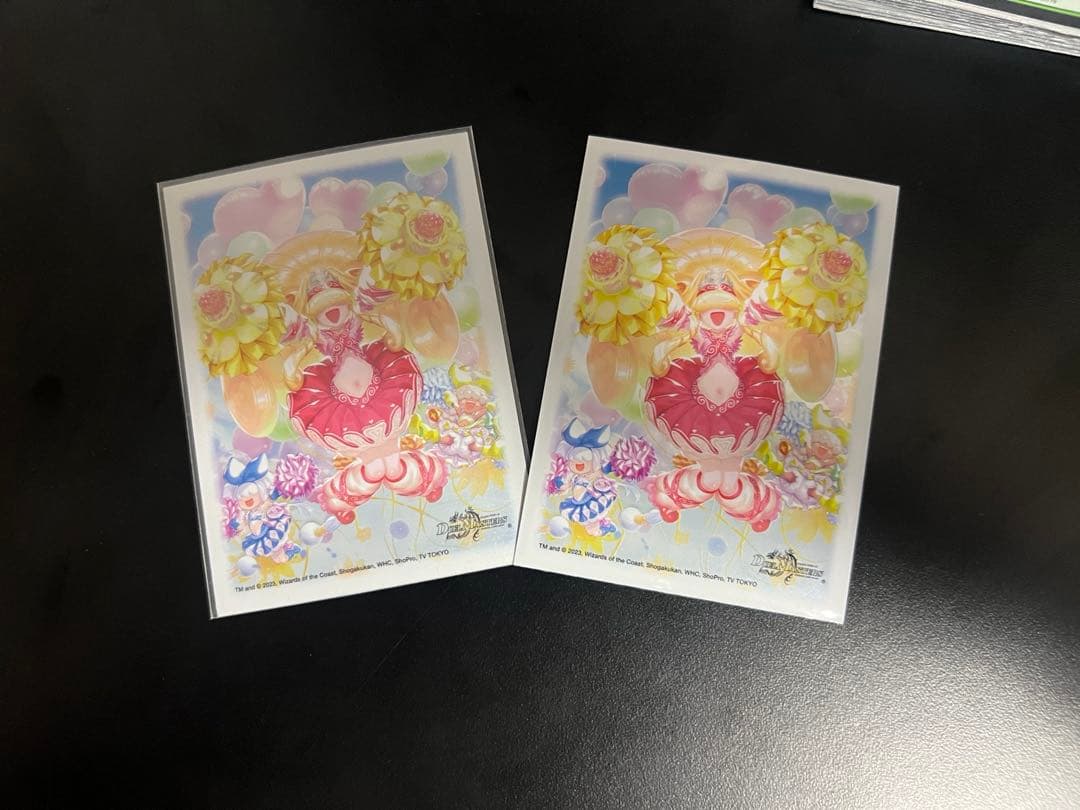 青緑ジャイアント デッキ　調整パーツ　スリーブ付き