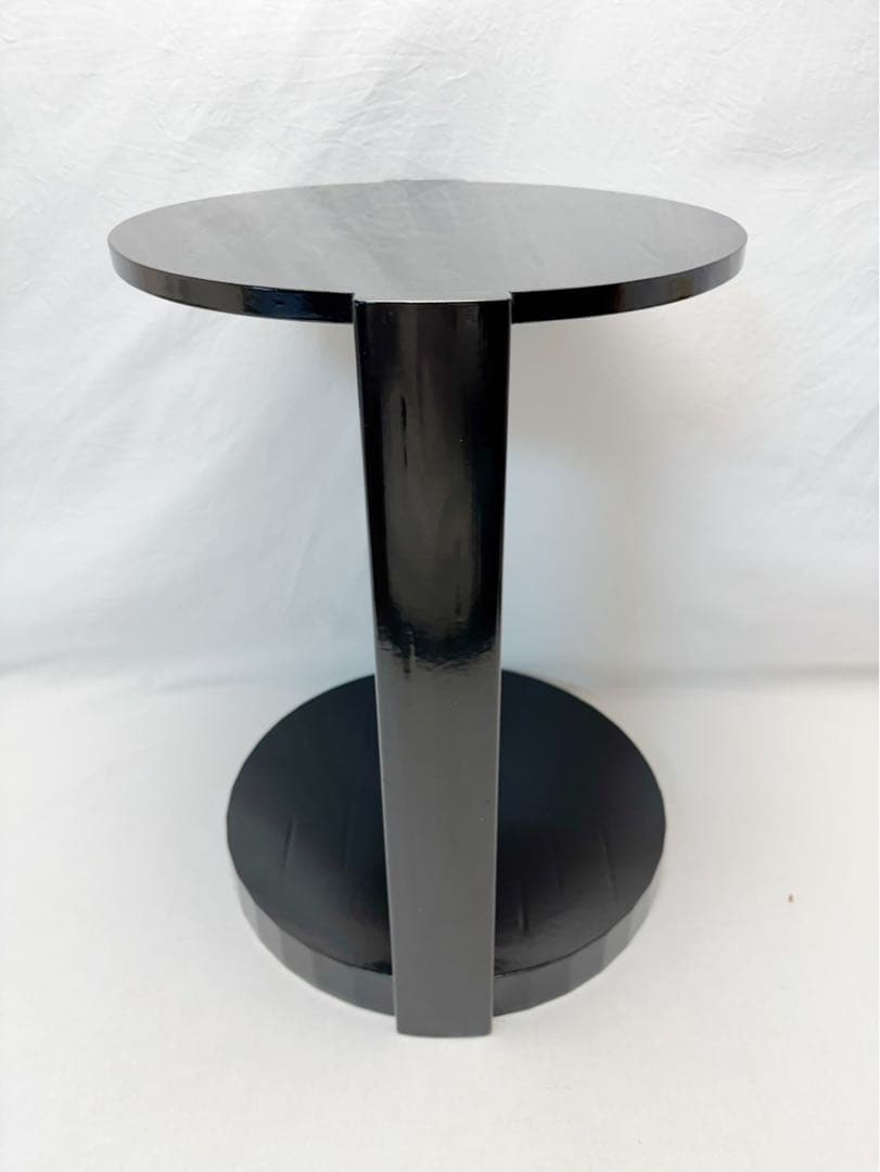 ほぼ未使用 茶道具 宗旦丸卓（宗旦好写）丸卓 煎茶棚 水指棚 紙箱