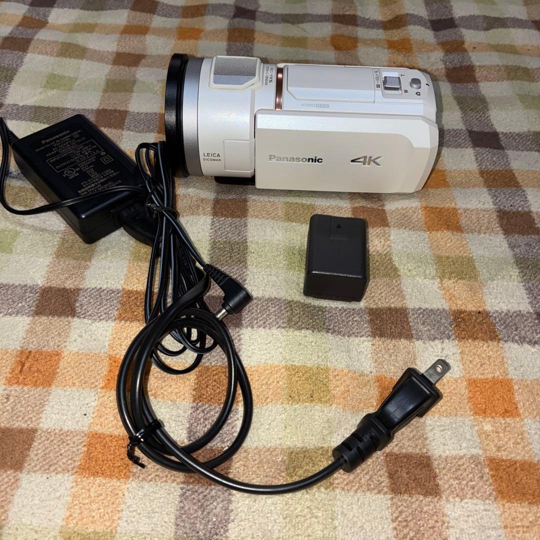 美品【動作ＯＫ】Panasonic　HC-VX2M 4Kカメラ　バッテリー