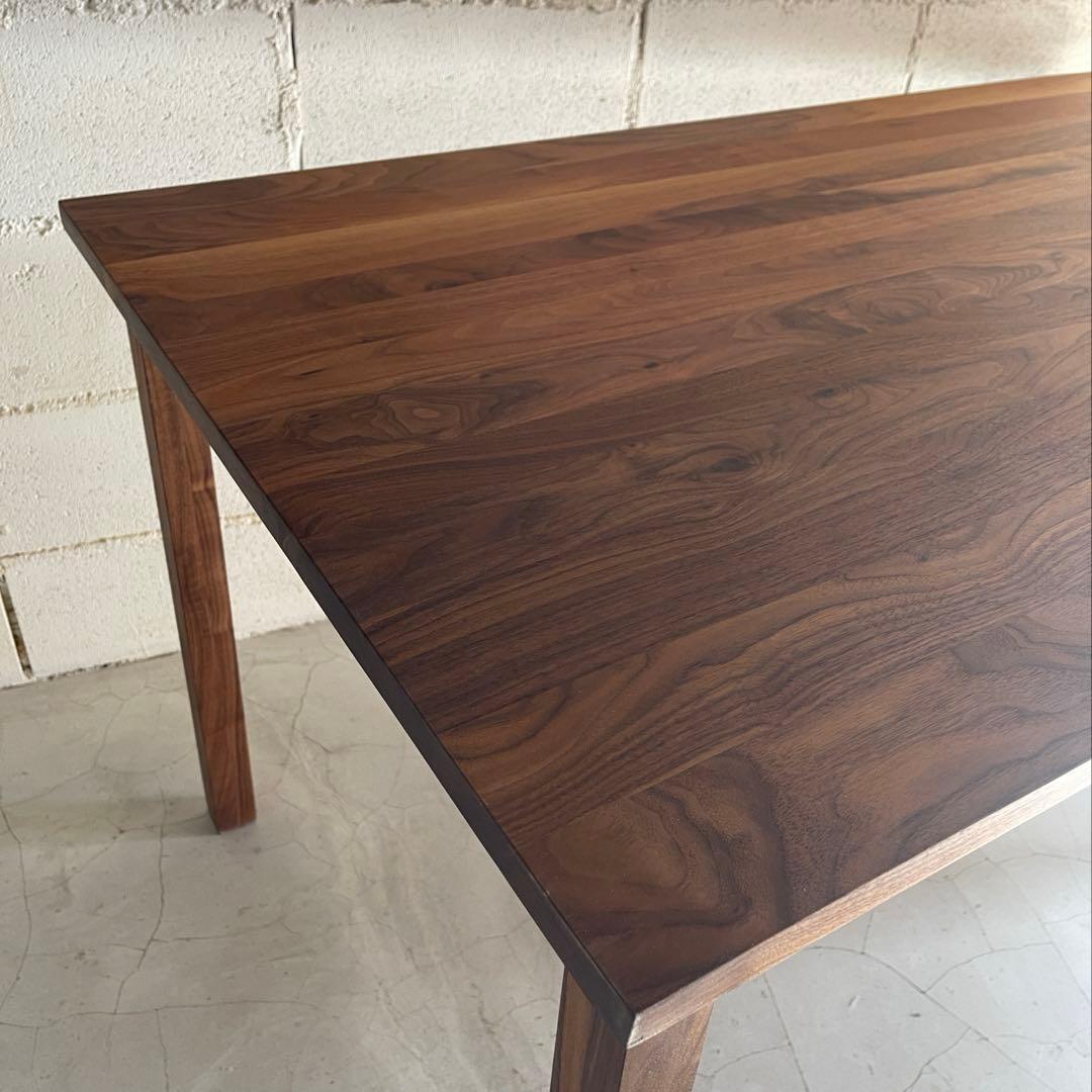 美品　MUJI 無印良品　ダイニングテーブル　ウォールナット 無垢材　木製