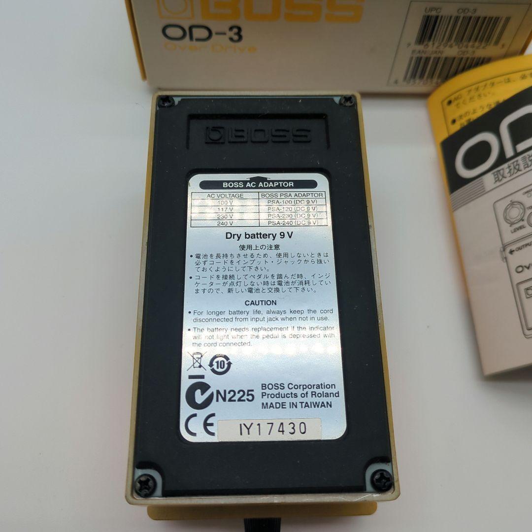 【未使用級】BOSS OverDrive OD-3 ギターエフェクター