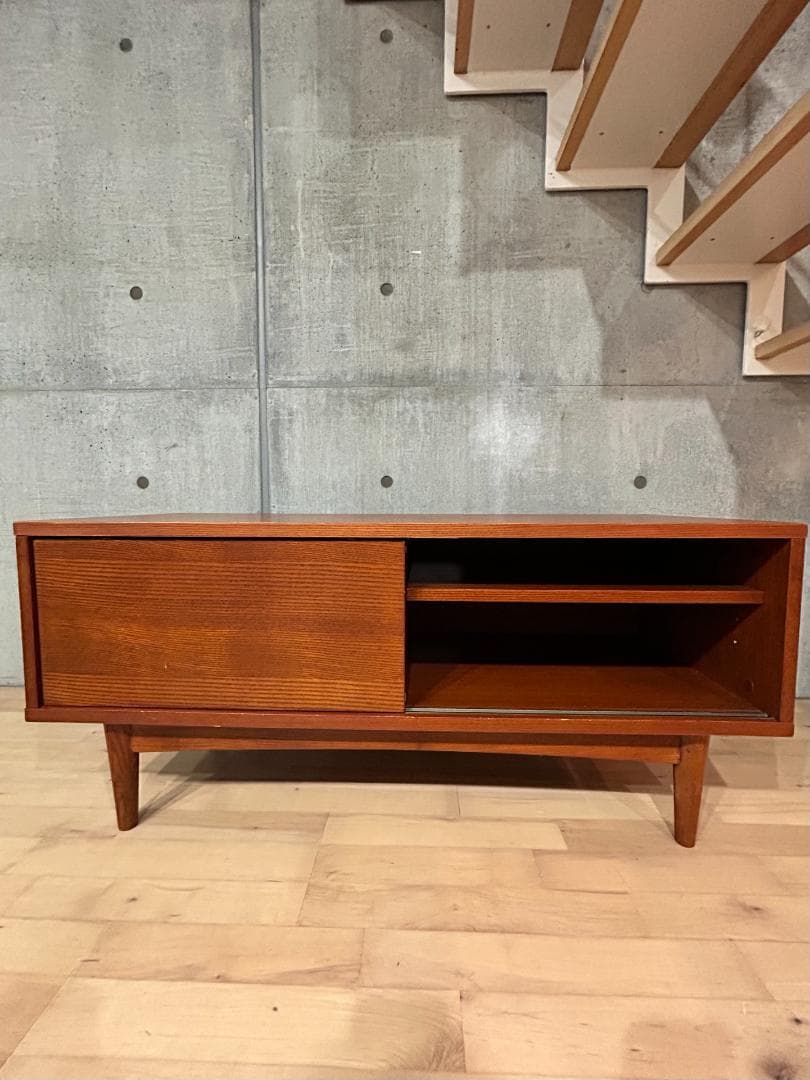 【組み立て不要】Francfranc テレビボード マホガニー色【送料込み】