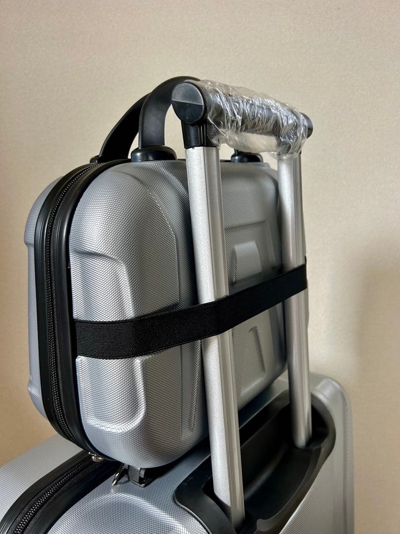 4点セット スーツケース ブルー 軽量 大型 機内持込 在庫処分 B品 旅行