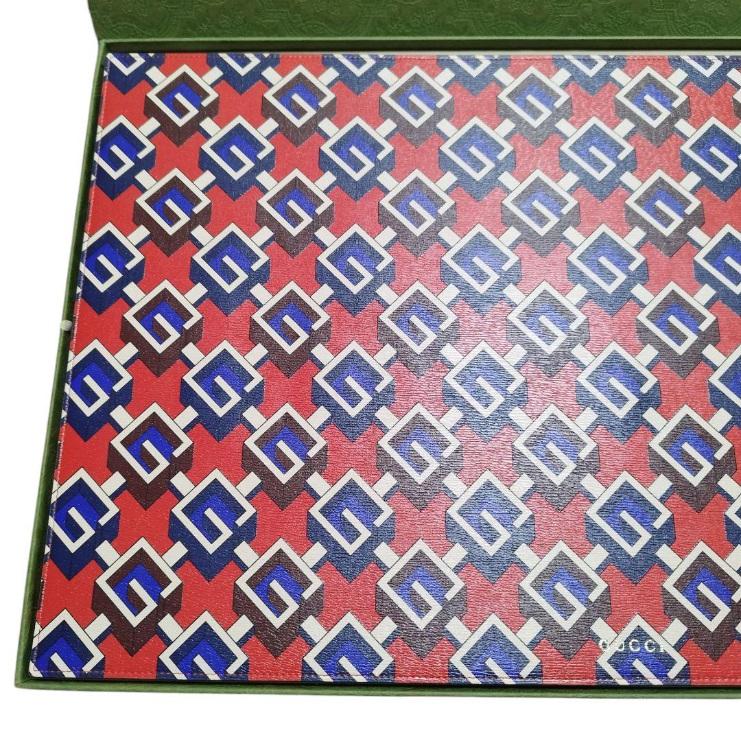 【未使用】GUCCI ジオメトリックG フィーディングマット 58×35cm
