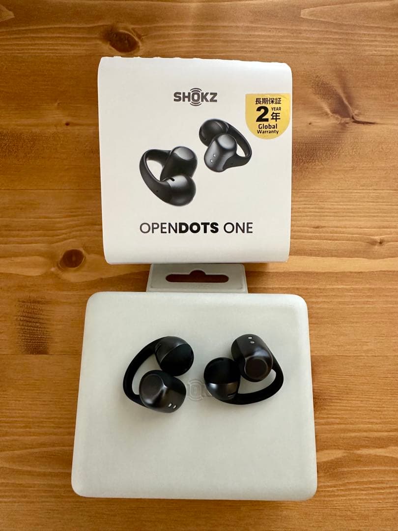 【左右イヤホンのみ】SHOKZ OPENDOTS ONE ブラック
