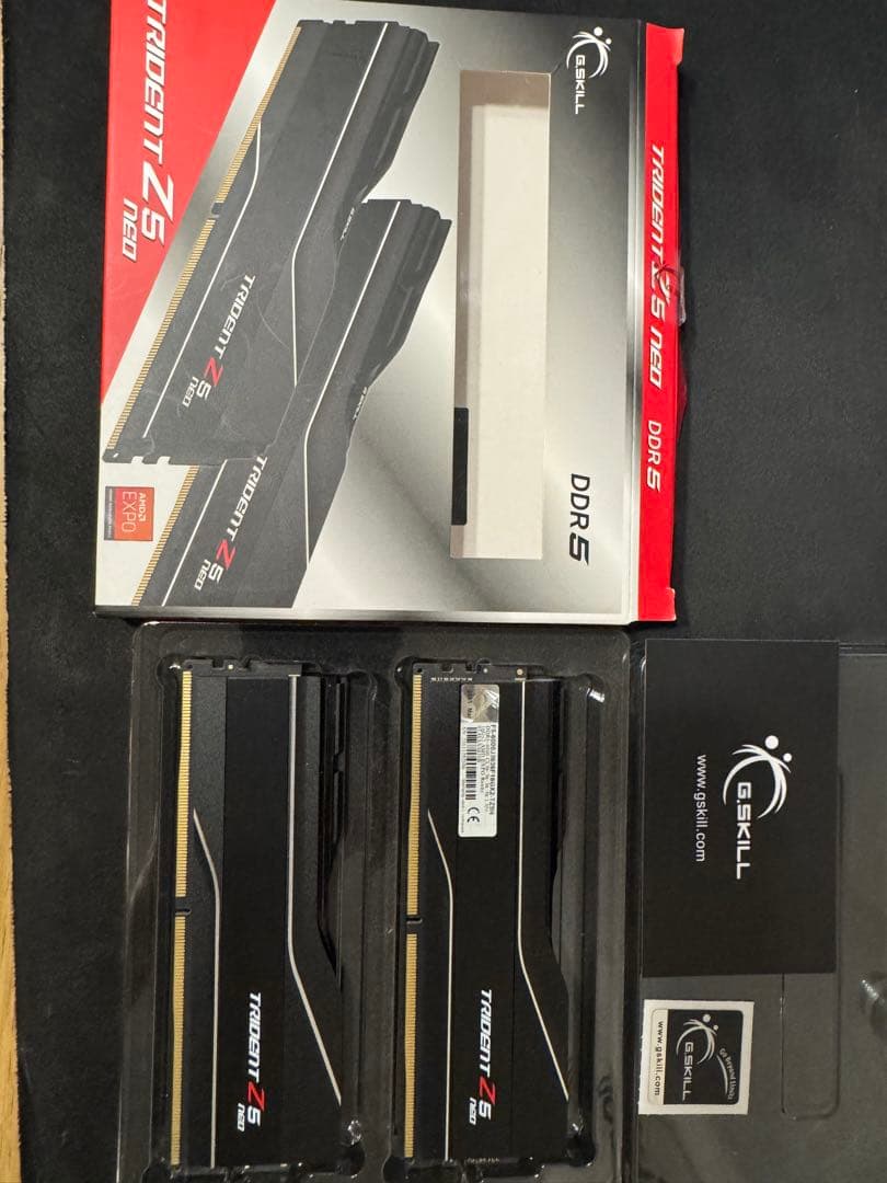 G.SKILL DDR5-6000 32GB TRIDENT Z5 NEOメモリ