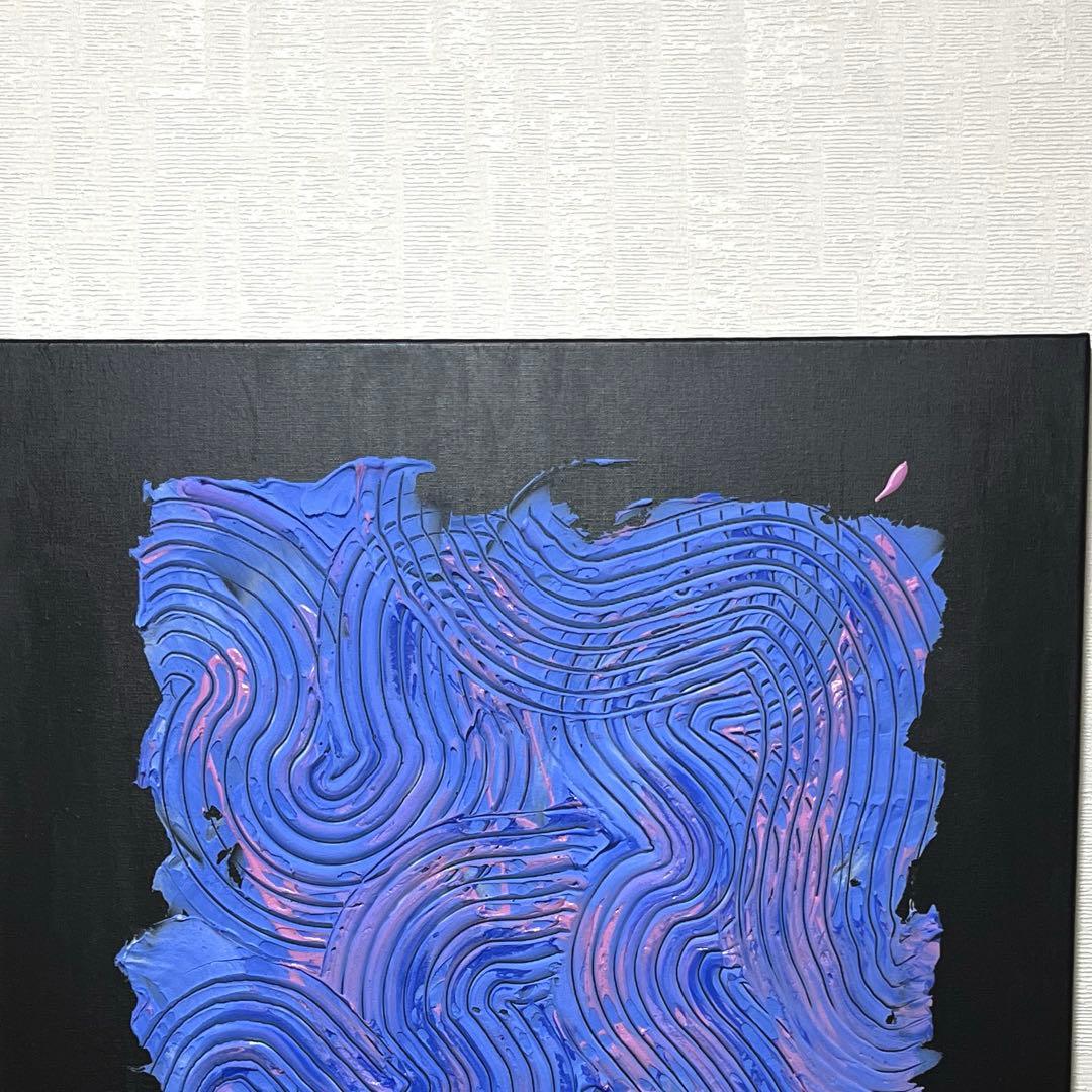 F20 大型サイズ　テクスチャーアート パネルアート 現代アート　抽象画