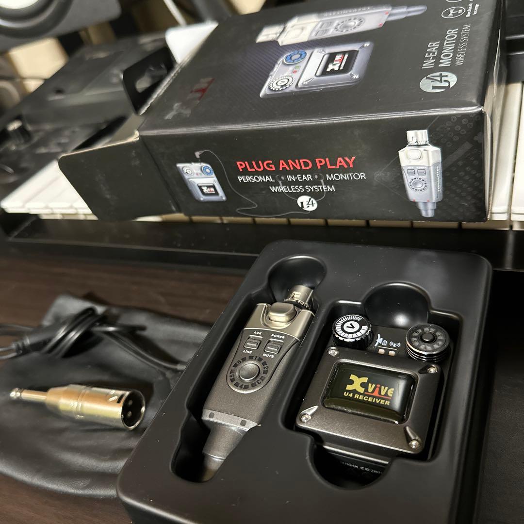 Xvive XV-U4 2.4GHz ワイヤレスインイヤーモニター