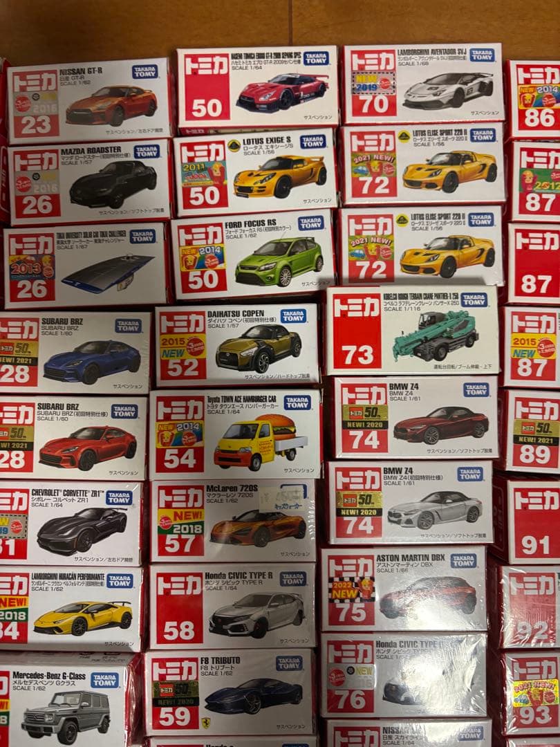トミカ　108台セット　絶版多数