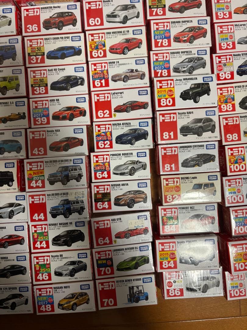 トミカ　108台セット　絶版多数