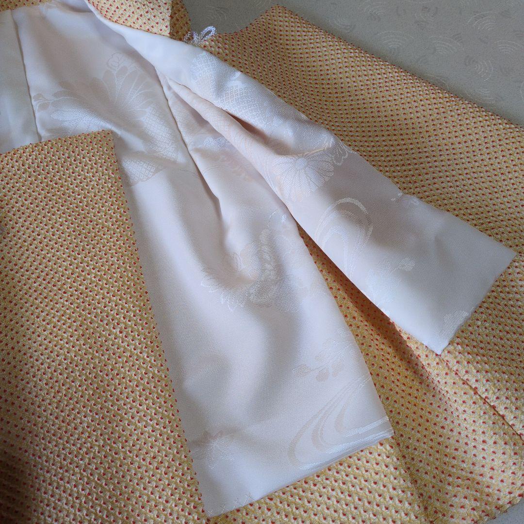 七五三３歳正絹総絞り手縫いの被布（中綿無し）