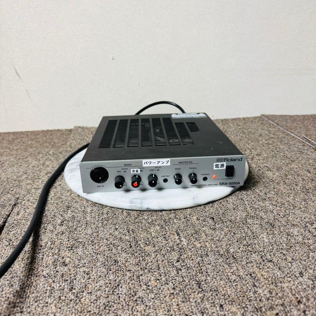 C43美品！Rolandローランド コンパクトミキシングステレオアンプ