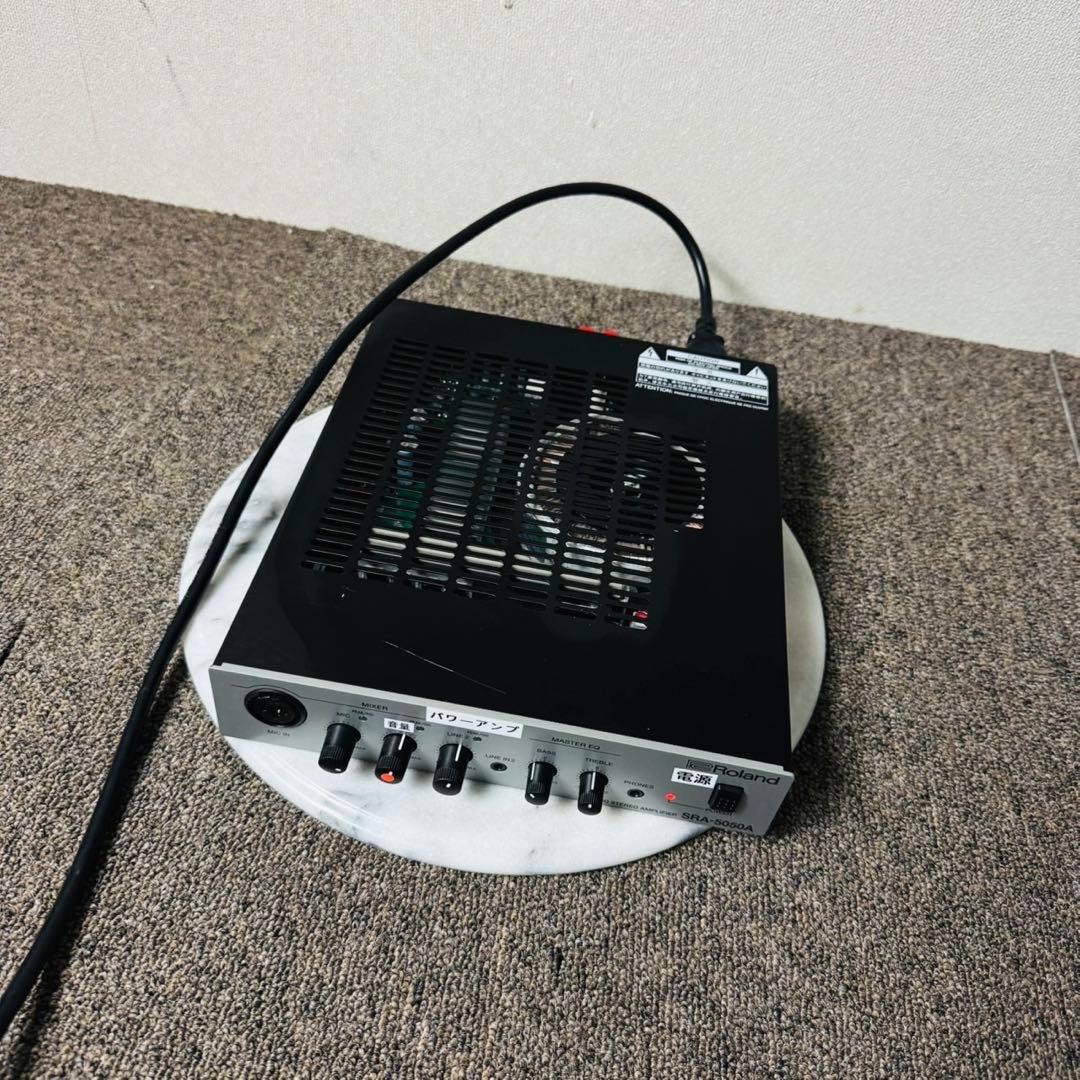 C43美品！Rolandローランド コンパクトミキシングステレオアンプ