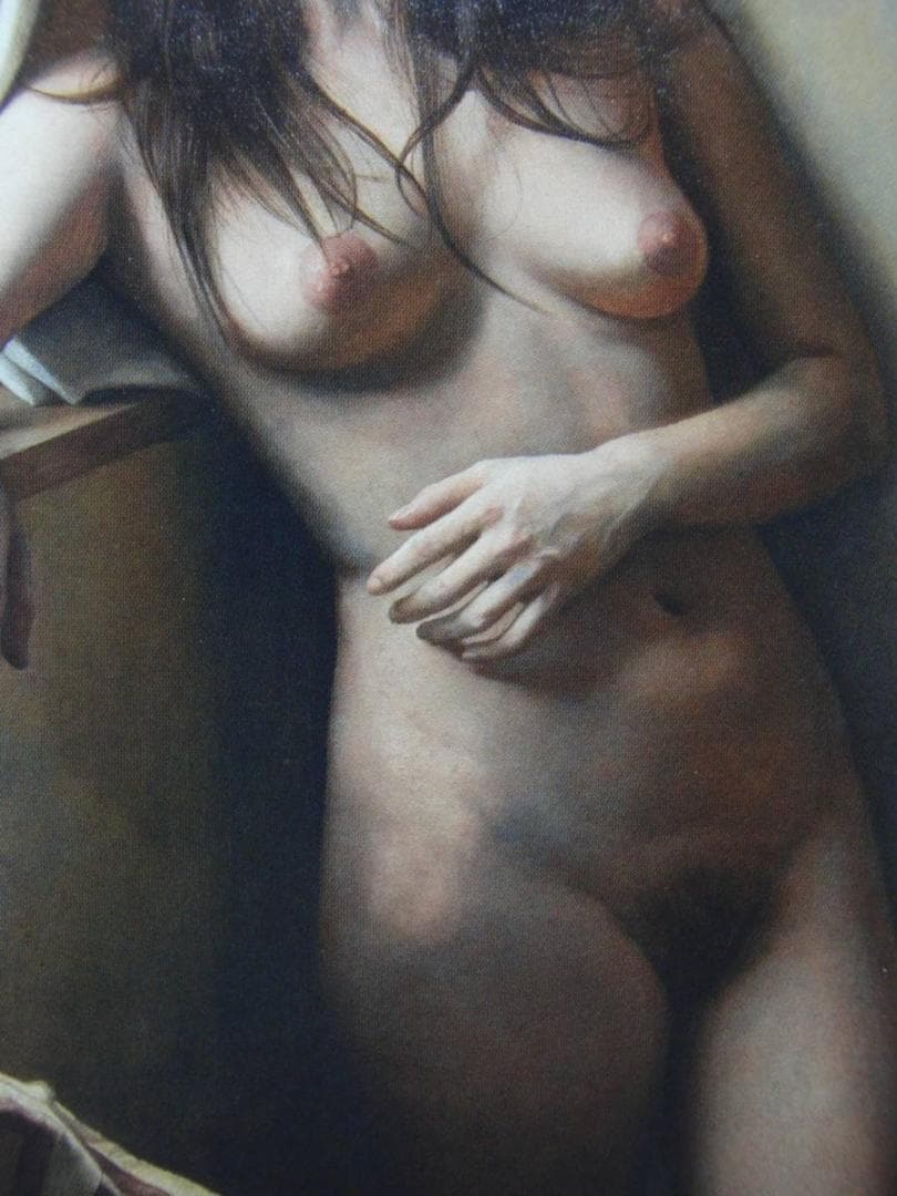 小尾 修、静寂の声、厳選、希少画集・額装画、写実、人気作品、新品高級額 額装付