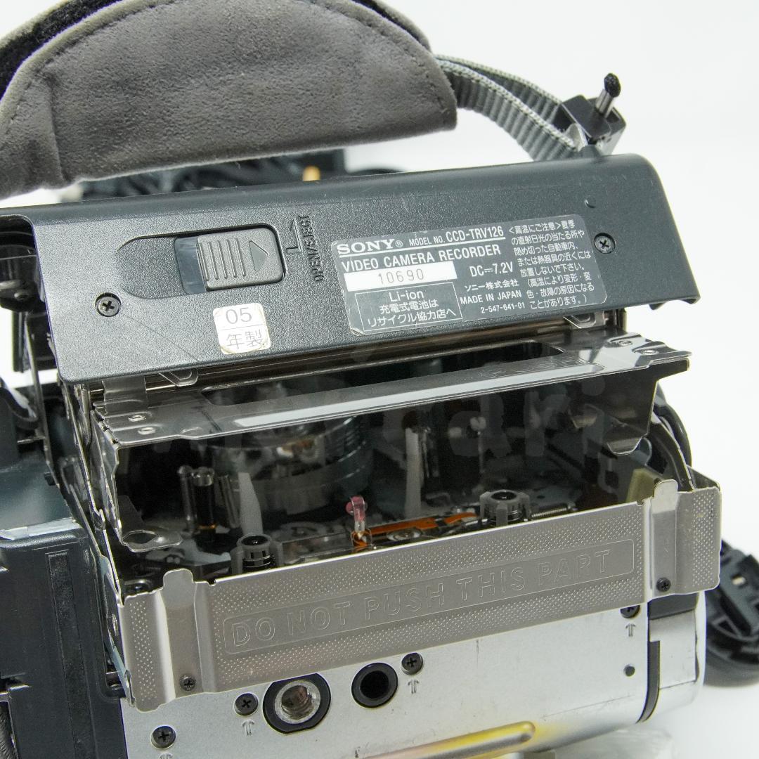 SONY CCD-TRV126 Hi8 ビデオカメラ レコーダー 通電確認済み