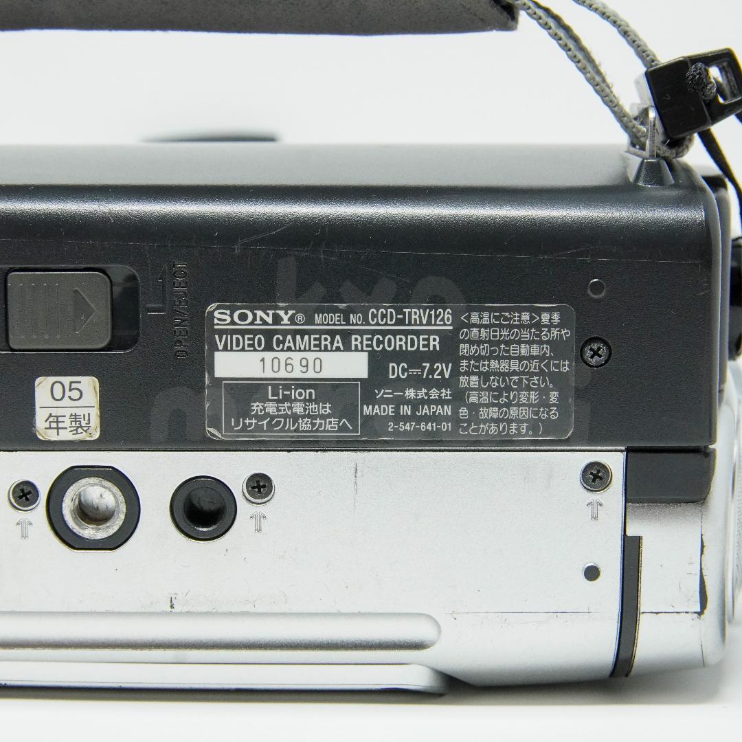 SONY CCD-TRV126 Hi8 ビデオカメラ レコーダー 通電確認済み