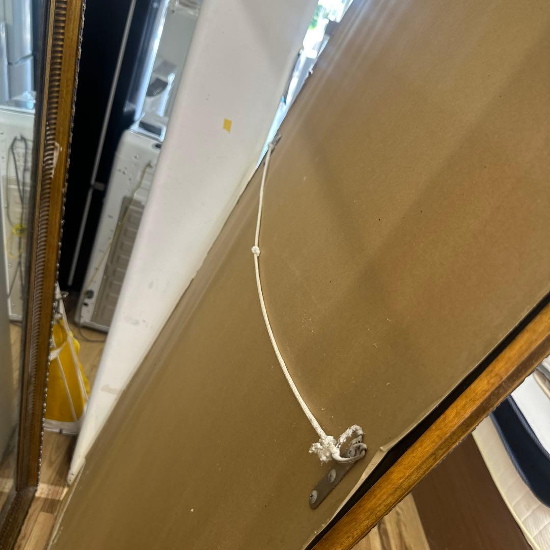 送料無料　アンティーク　ゴールド　姿見　全身ミラー 大型ミラー