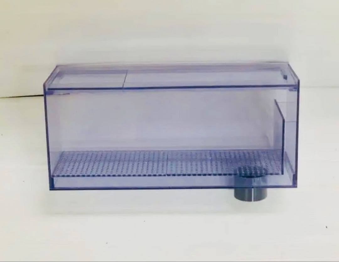 Ｗ600×Ｄ300×Ｈ300 オーバーフロー水槽用塩ビ濾過槽+ウールBOX