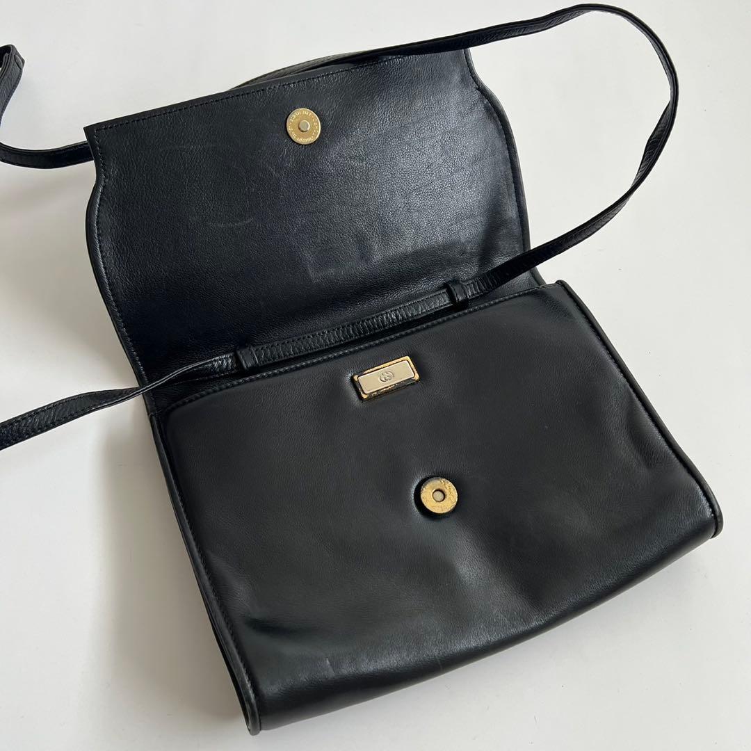 バッグ OLD GUCCI LEATHER ONE SHOULDER BAG