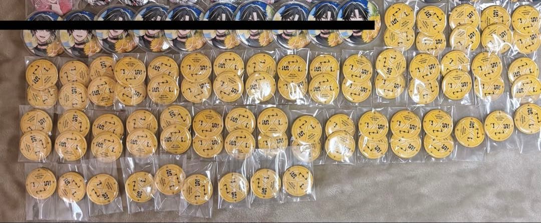 明雷らいと バースデー缶バッジ ネームのみ×80