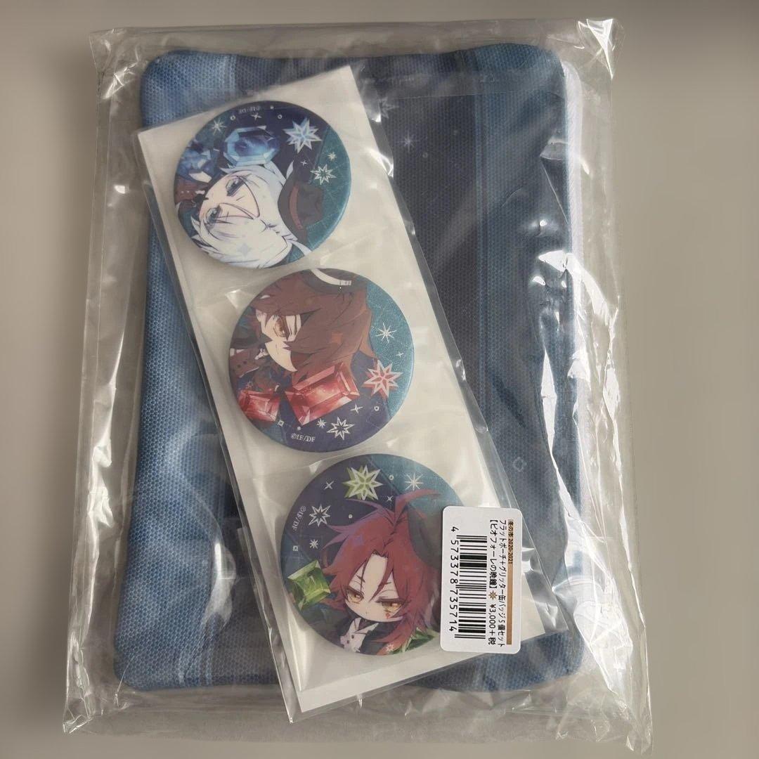 オトメイト　冬の市　フラットポーチ　グリッター缶バッジ　ピオフィオーレの晩鐘