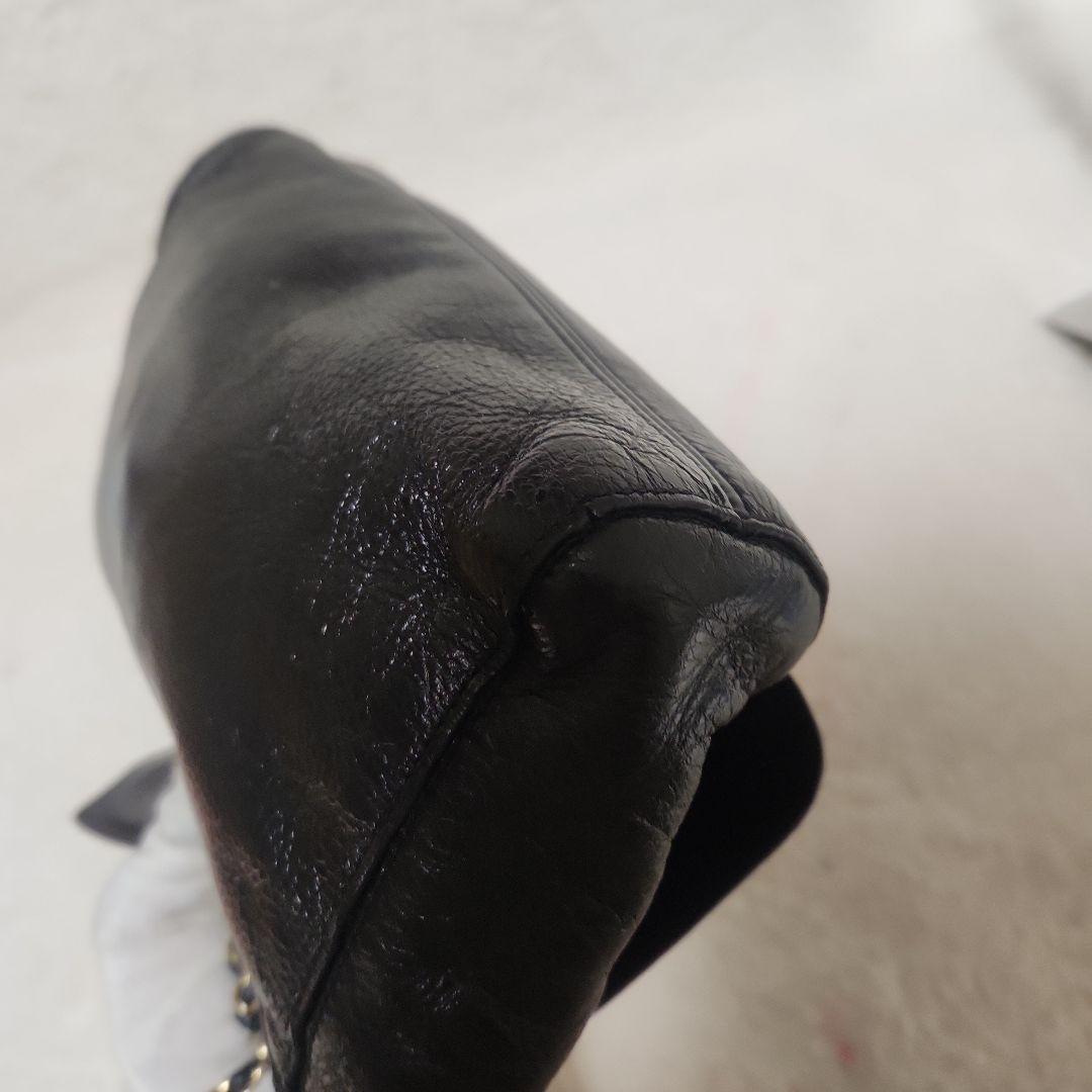 現行　マルベリー　ショルダーバッグ　リリー　ブラック　グロッシーゴート　チェーン