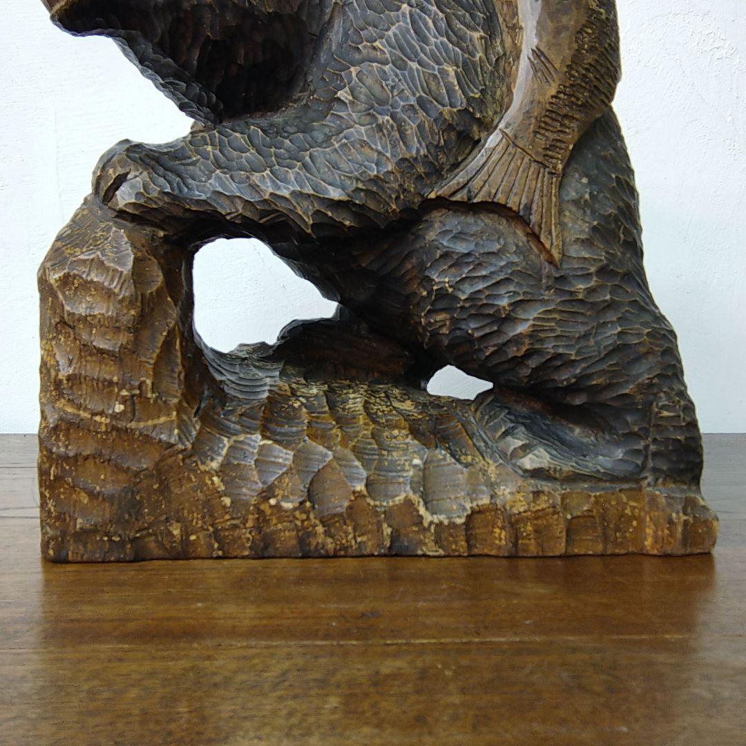 木彫り　彫刻　熊　八雲　北海道