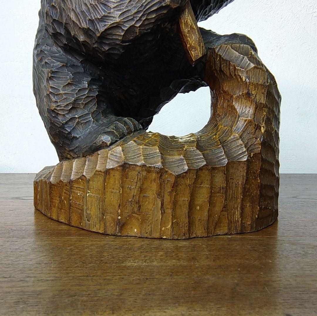 木彫り　彫刻　熊　八雲　北海道