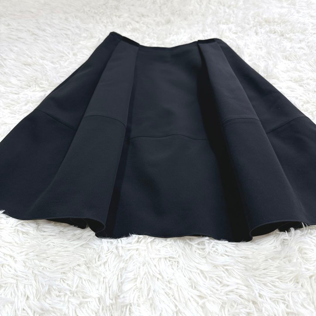 極美品 フォクシー FOXEY NEWYORK バロンスカート ブラック38