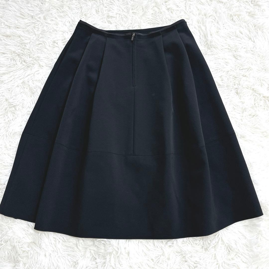 極美品 フォクシー FOXEY NEWYORK バロンスカート ブラック38