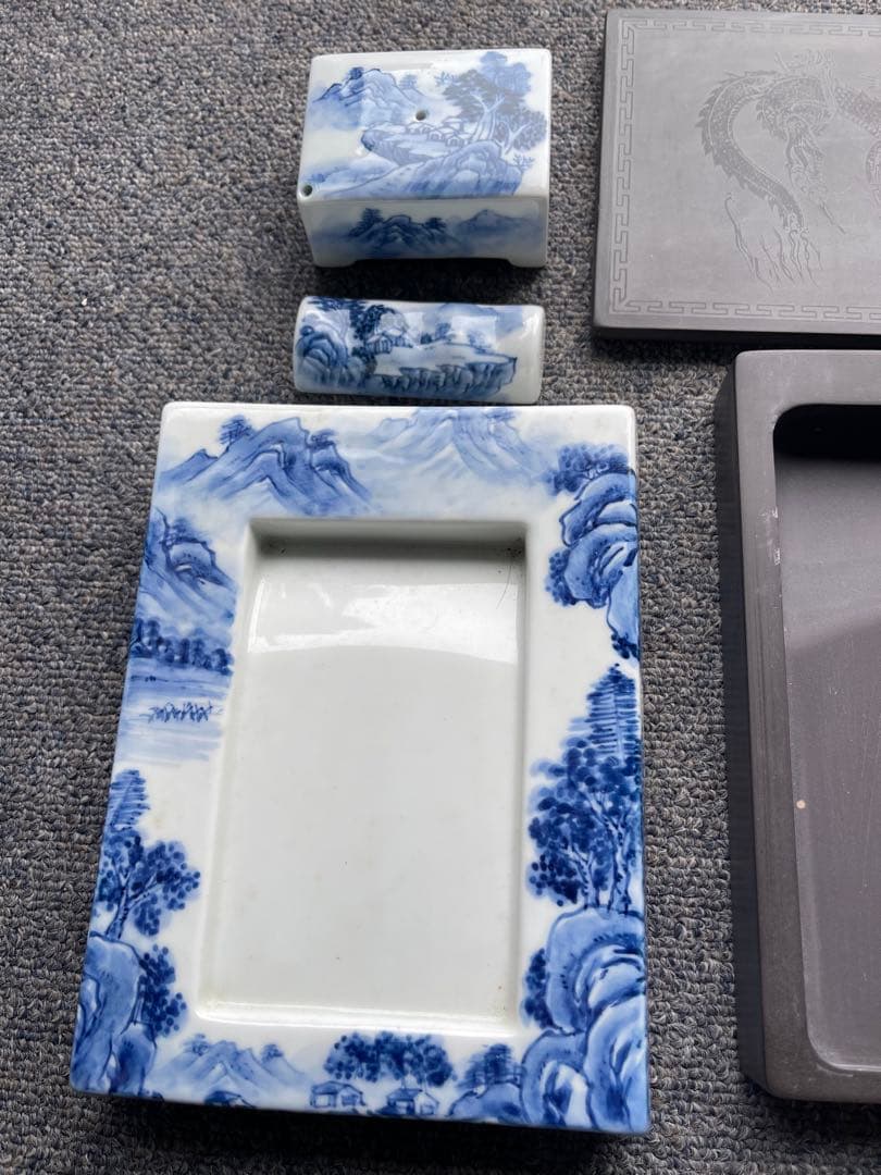 産業博覧会　特品　東信堂　すずり　硯　中国