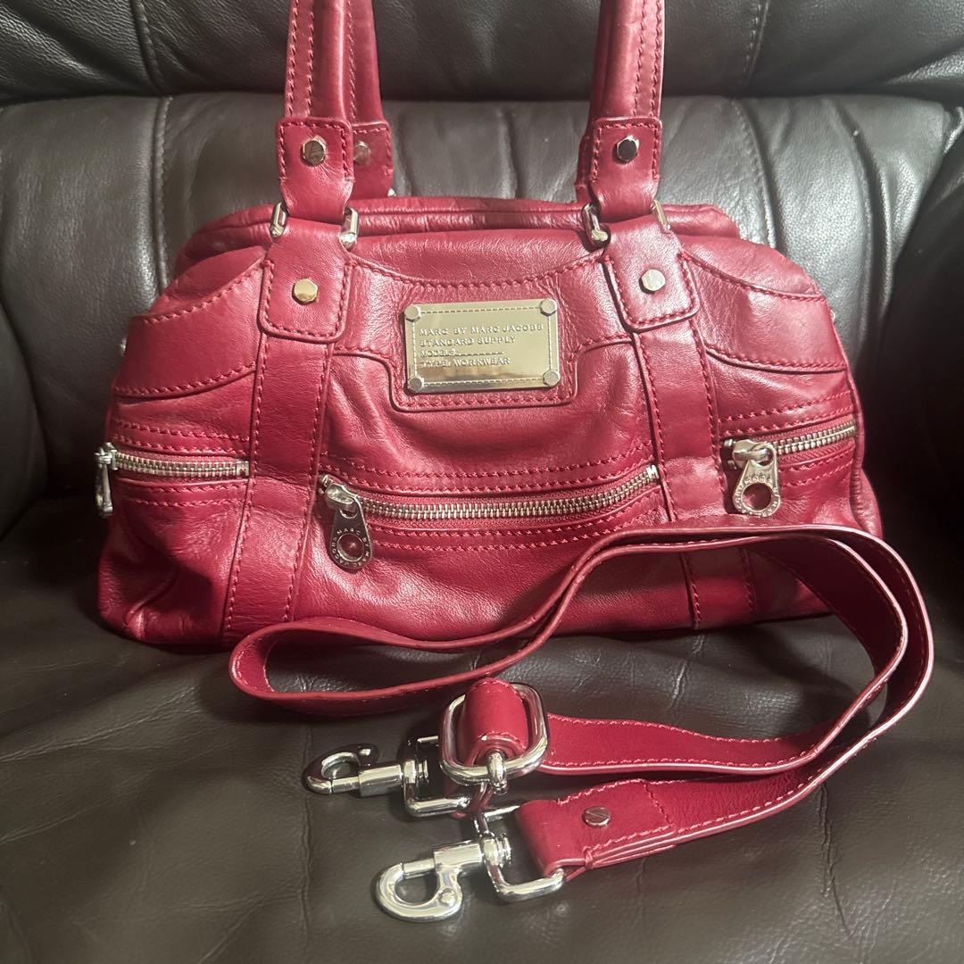 マークバイマークジェイコブス　レザー　ハンドバッグ
