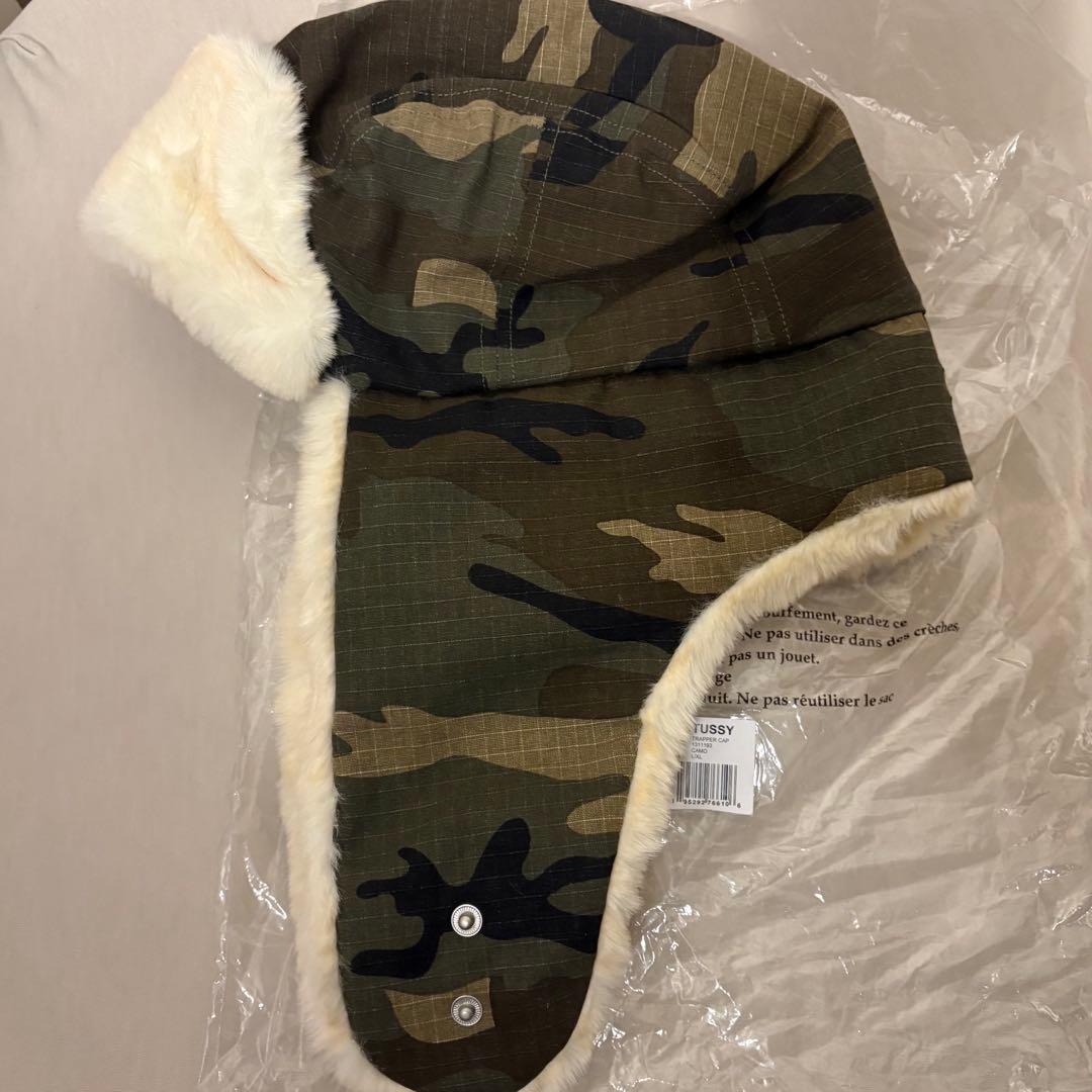 帽子 stussy 25FW RIPSTOP TRAPPER CAP L/XL