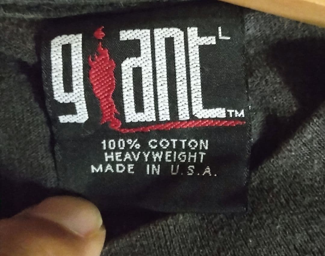 AC/DC Tシャツ L ブラック ROCK giant