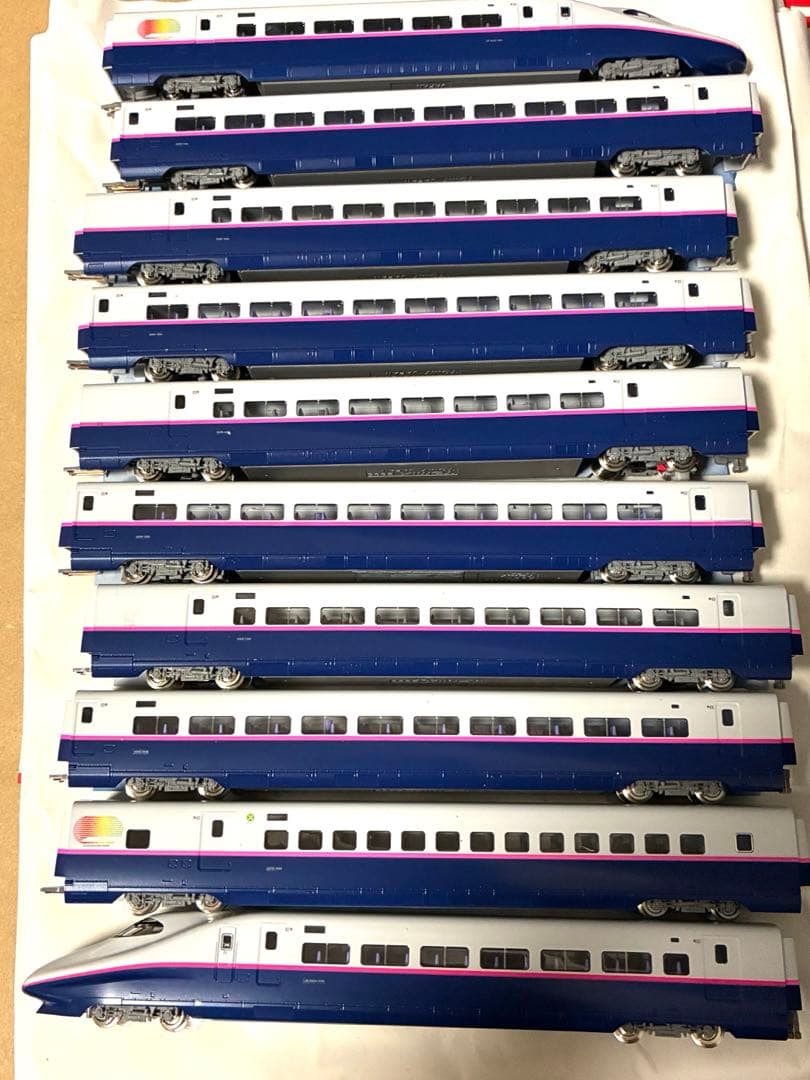 E2系東北新幹線10両　tomix ライト点灯動力動作確認済