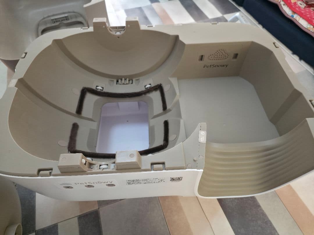 Pety ハウス型猫用トイレ グレー・ベージュ