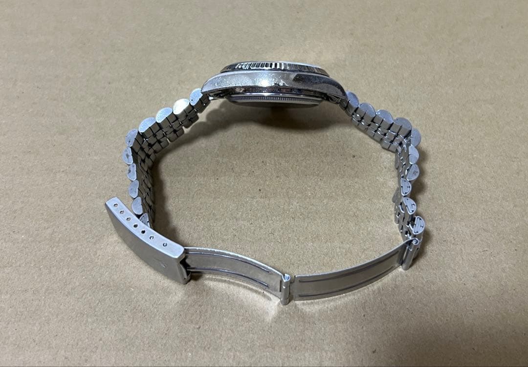 自動巻き時計 シルバー ステンレス