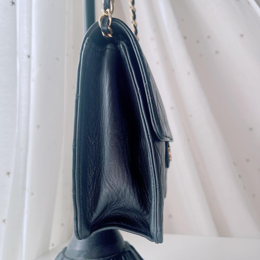 最終価格　CHANELシャネルマトラッセラムスキンショルダーバッグ