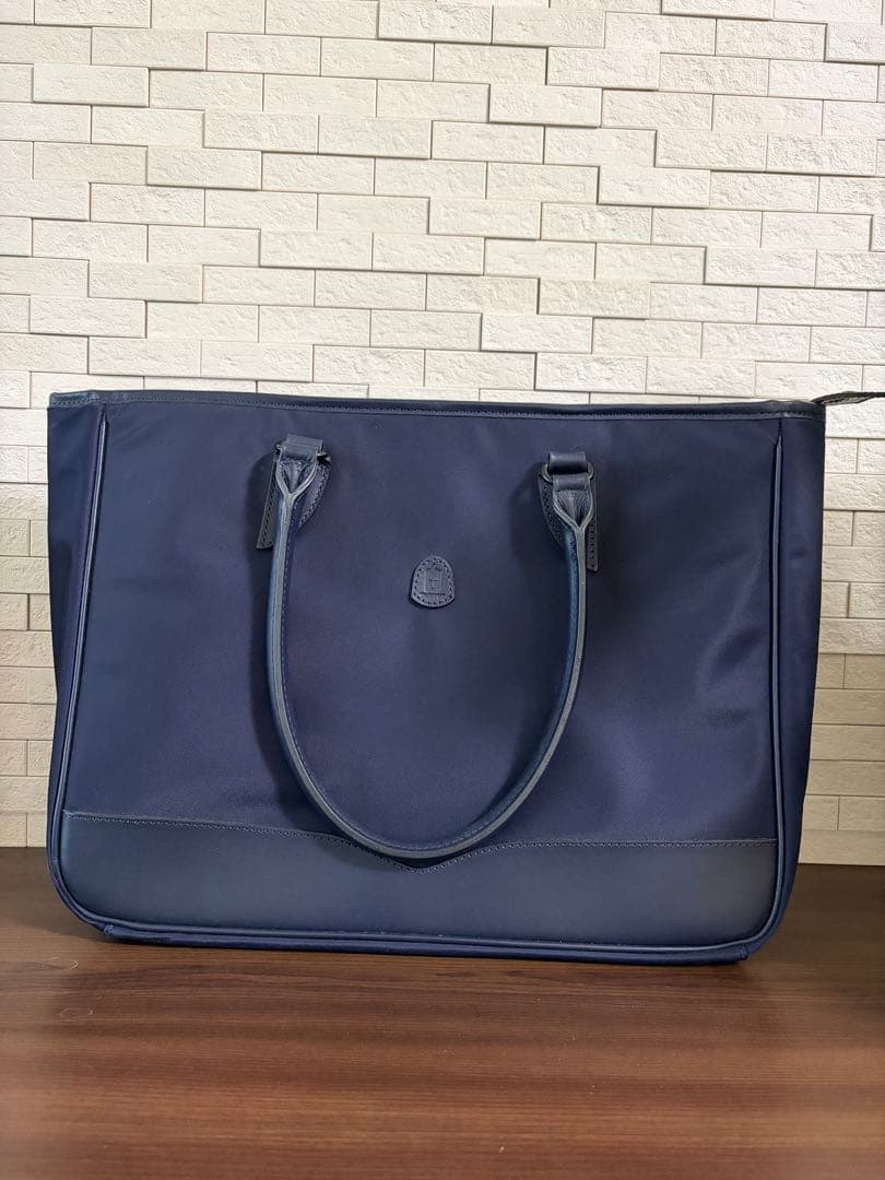 ネイビー ビジネスバッグ トート型
