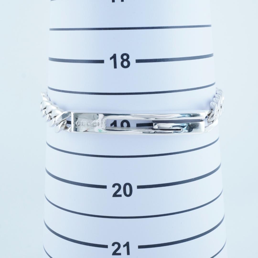 ロクスタ様 　新品仕上 グッチ Gロゴ SV925 チェーン ブレスレット 19