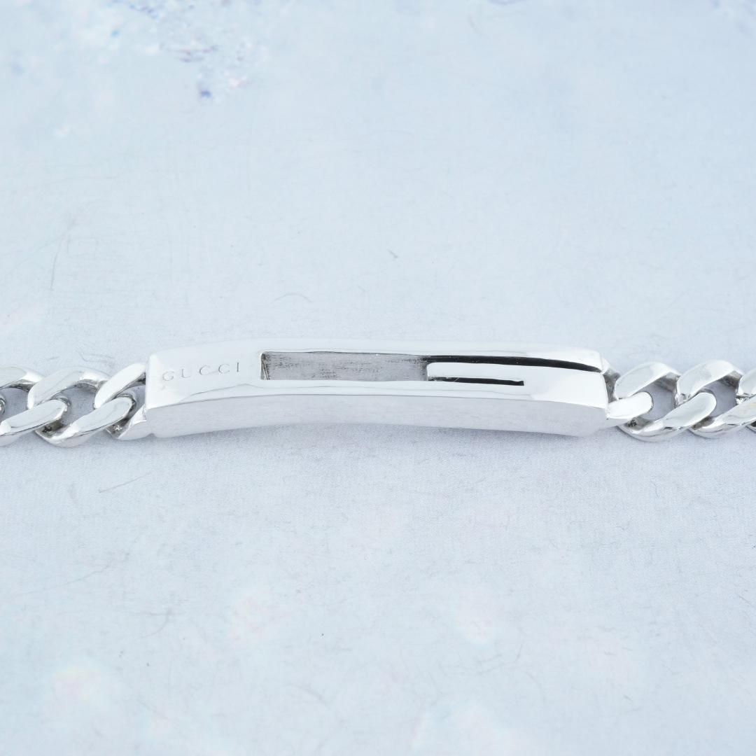 ロクスタ様 　新品仕上 グッチ Gロゴ SV925 チェーン ブレスレット 19