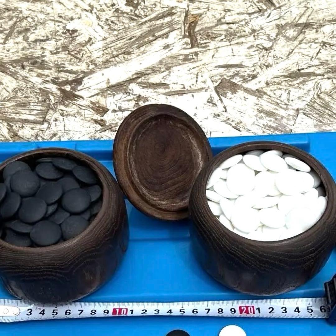 (そ)高級 囲碁 碁笥 碁石
