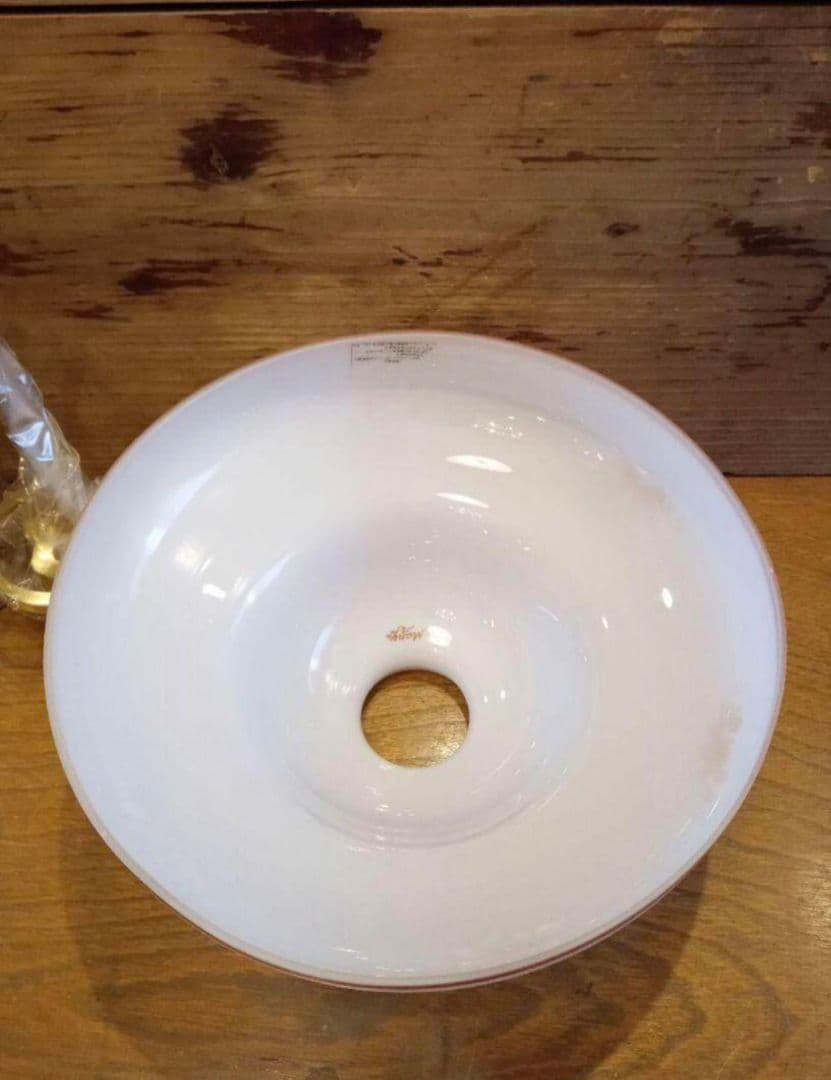 超希少　マニー　ロココ　ガラスシェード　シェード用灯具付き